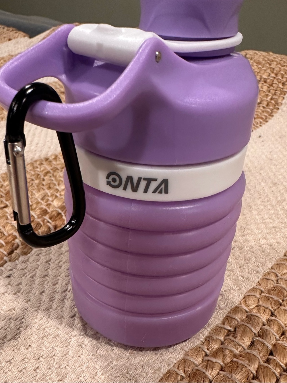 Collapsible Silicone Water Bottle – Lavender